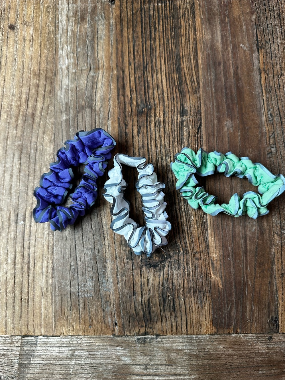 lululemon athletica  Scrunchie Set - Purple, white, Green